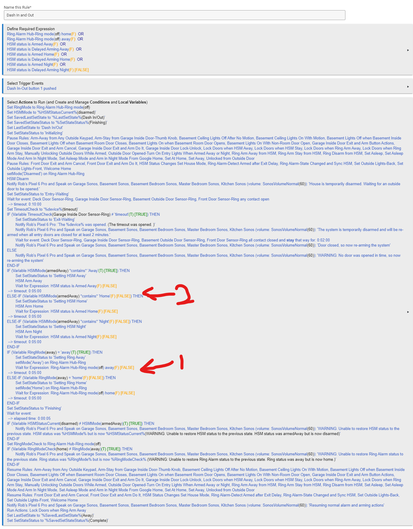 Basic Rule Error - Sunrise Action Error on GE Outdoor Switch - Basic Rules  - Hubitat