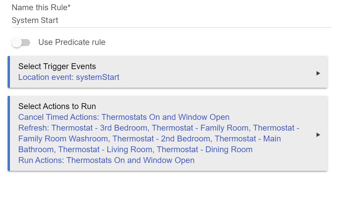 Help with Window Open and Thermostat On Rule - 🛎️ Get Help - Hubitat