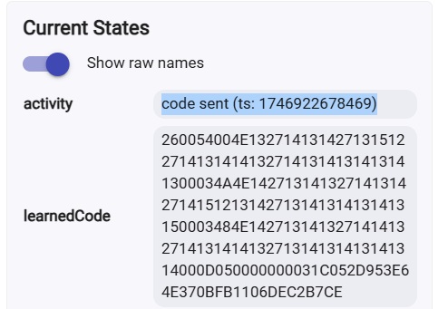 My saved code