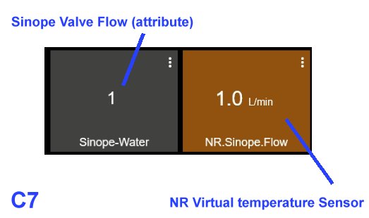 NR C7 flow to virtual temp sensor