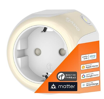 Meross Matter Smart Plug Mini with Energy Monitoring, Works with Apple  HomeKit, Alexa, Google Home, SmartThings