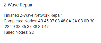 zwave repair partial network