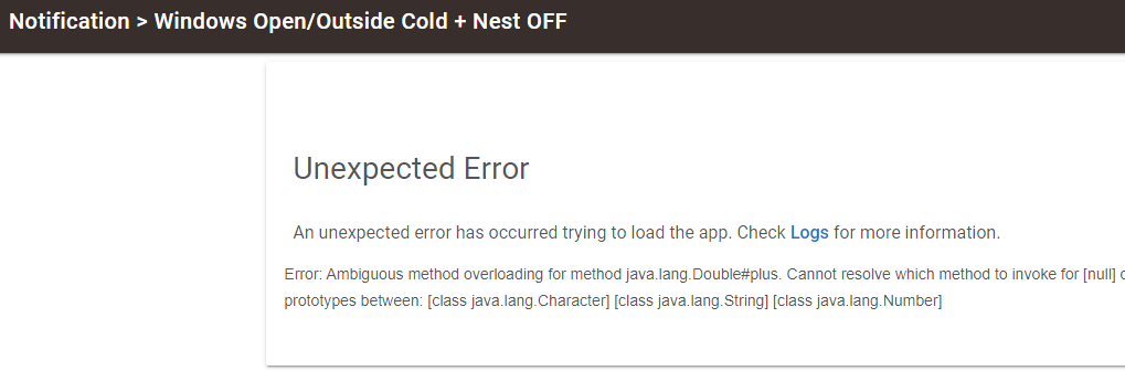 error