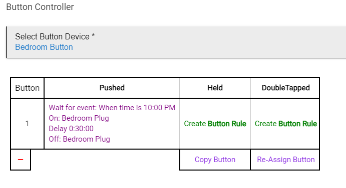 Wait Buttion On button push wait until time of day then do action, wait for an ...