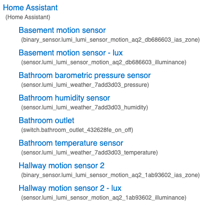 Grouping sensors into a single HomeKit device - Configuration - Home  Assistant Community