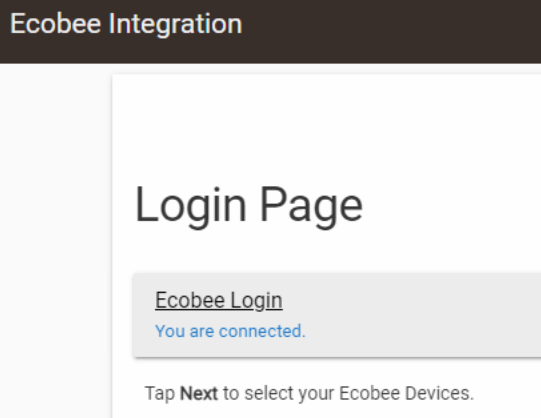 Ecobee Connected