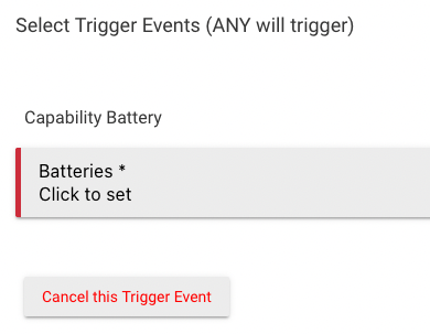 Screenshot: Capability 'Battery' in Rule 5.1