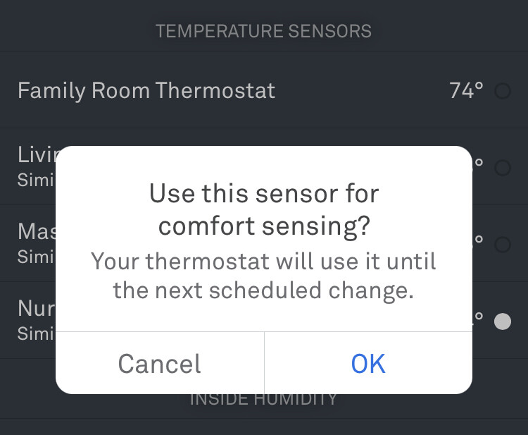 Mimic Nest Thermostat Comfort Sensor - Home Automation - Hubitat