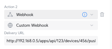 UniFi Protect settings with above settings