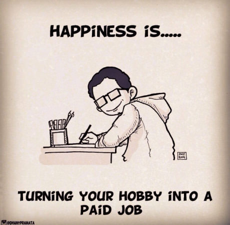 happiness hobby job