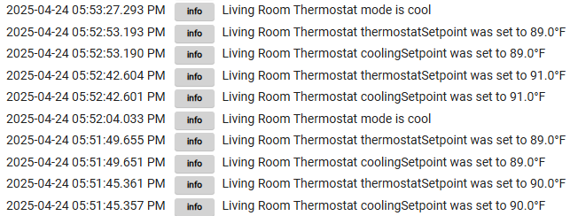 SingleThermostat89 then 83