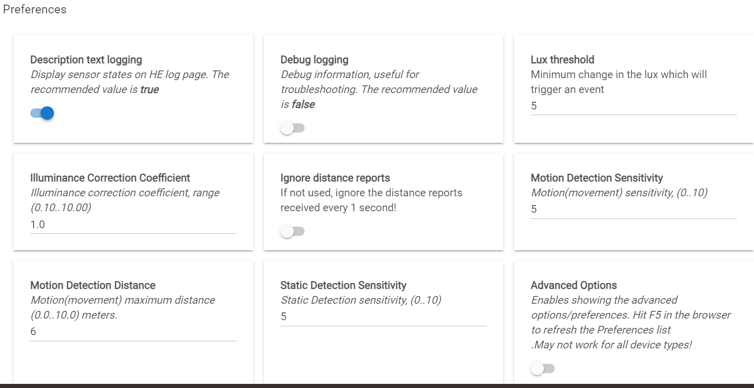 Configuring LD2410 mmWave sensors in the browser