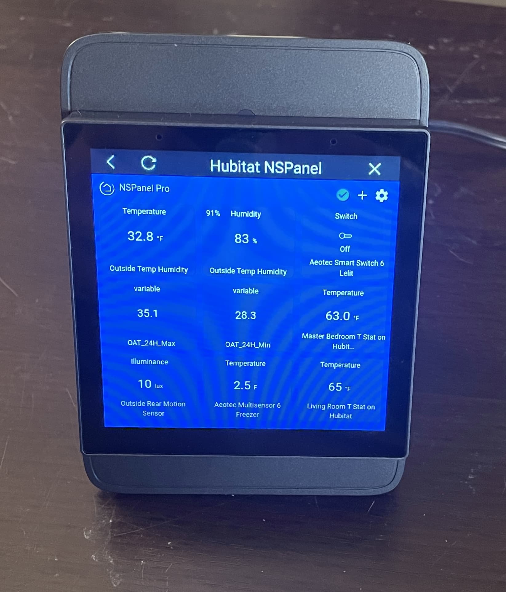 Home-Assistant on the NSPanel Pro