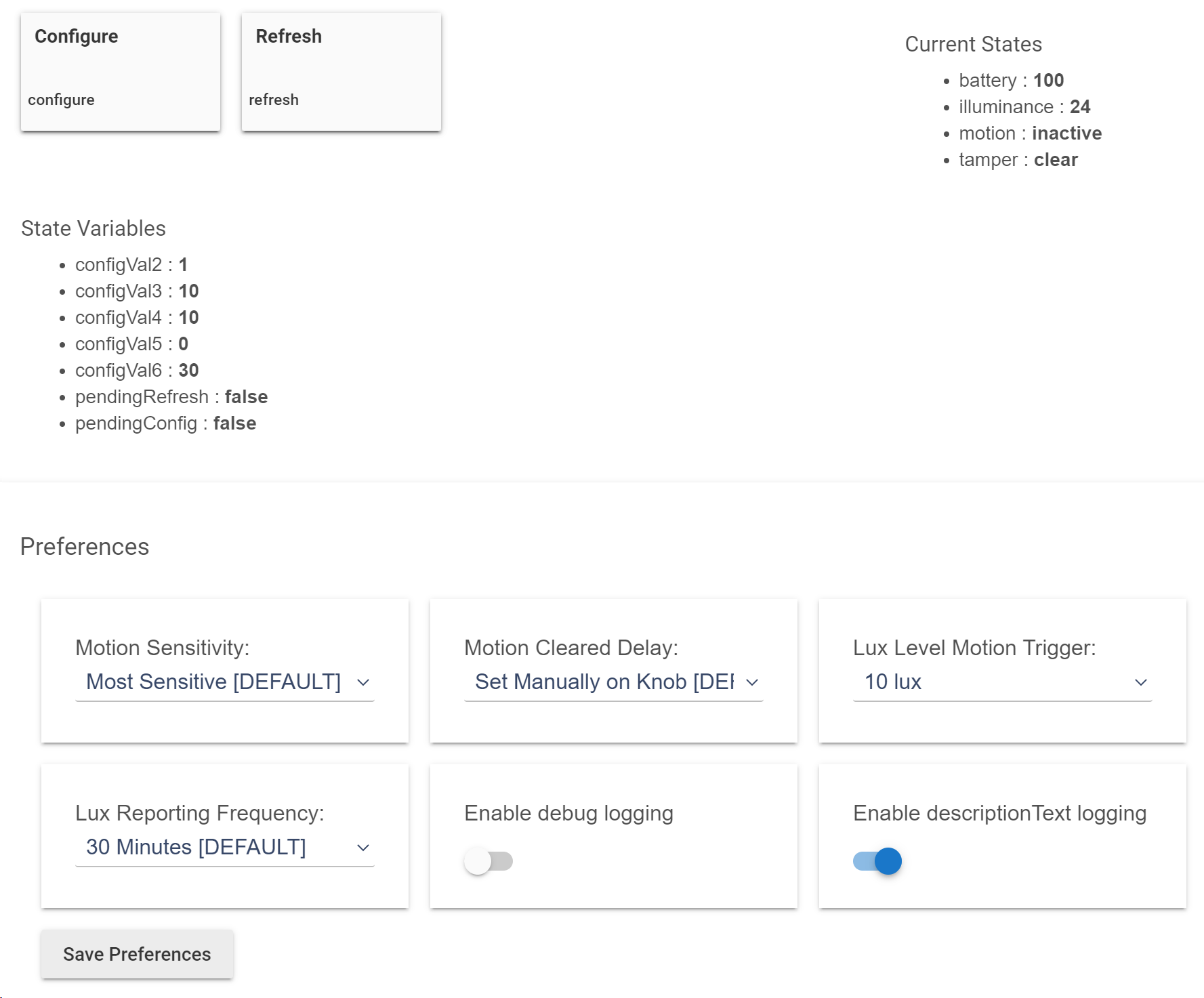 Zooz motion sensor ZSE29 -- Ignores lux setting, always reports