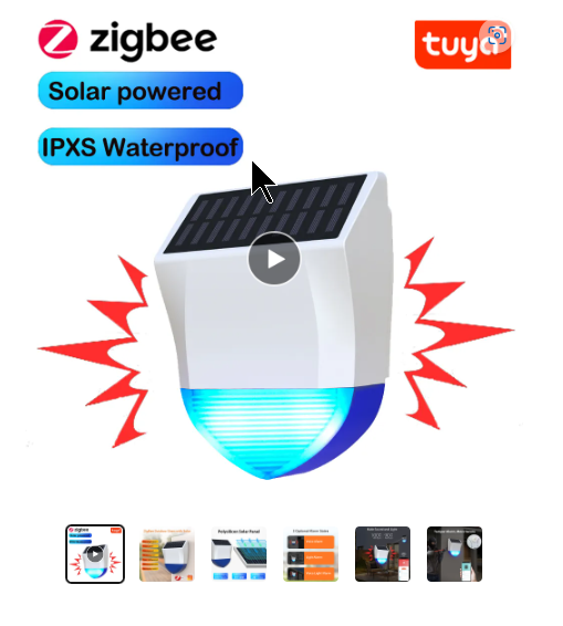 DRIVERS / PAIRING for Tuya Smart Zigbee Siren Alarm Waterproof Outdoor With  Solar - Devices - Hubitat