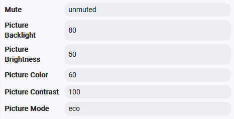 Picture Attributes