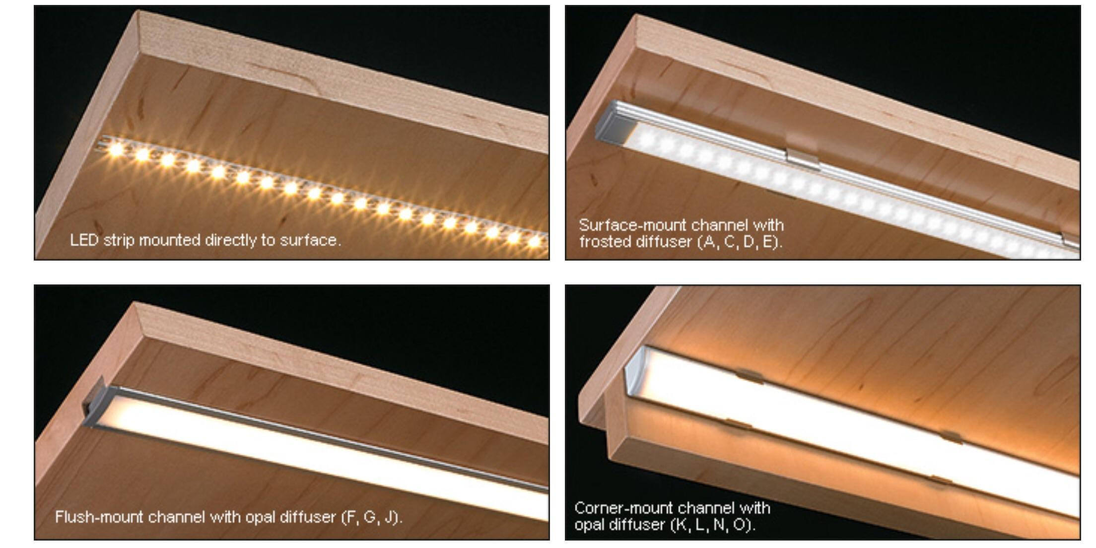 Led Strip Diffusers