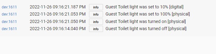 Lutron Diva logs