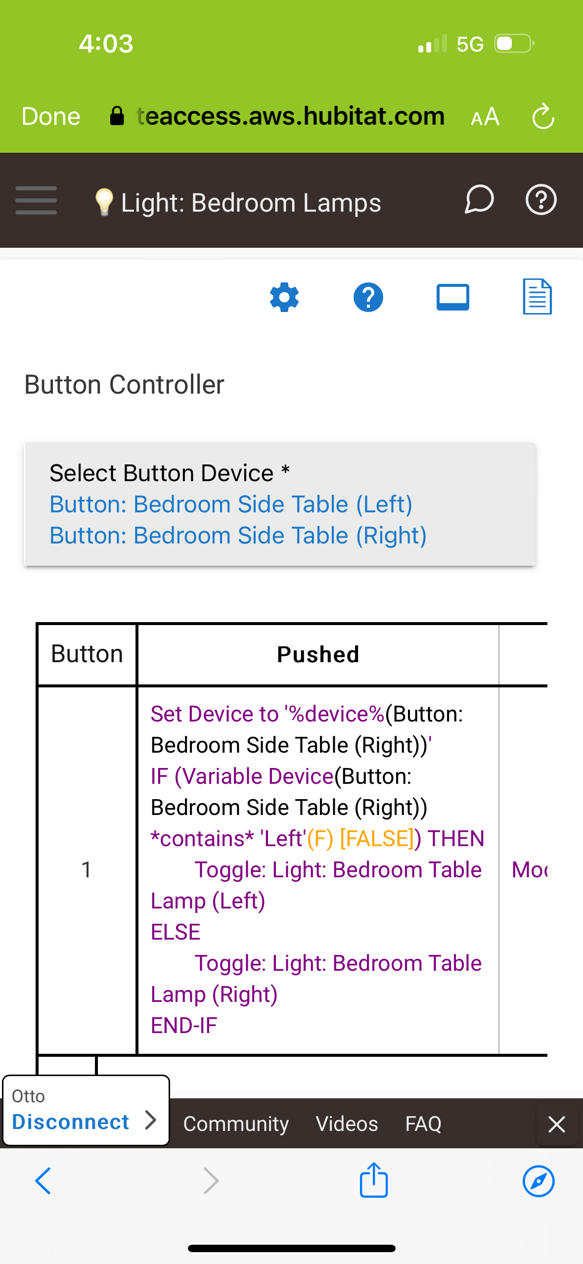 Button Controller Rule Help Please - Apps - Hubitat